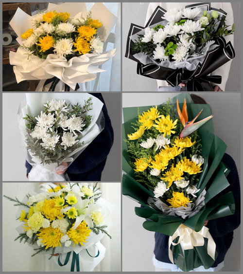 广东珠海市香洲区万山镇白事花束代送